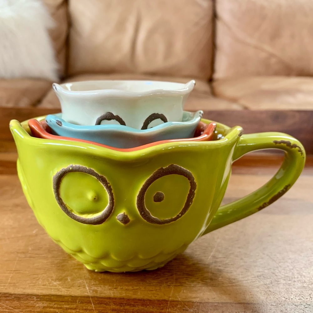 Owl Measuring Nesting Cups - Picture 4 of 5